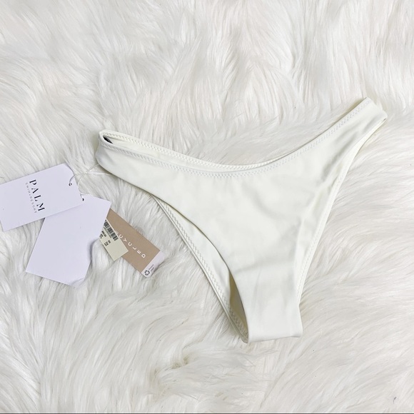 Madewell X Palm Anais White Cheeky Bikini Bottom - Picture 3 of 9